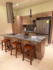 Kitchen that has most dverything