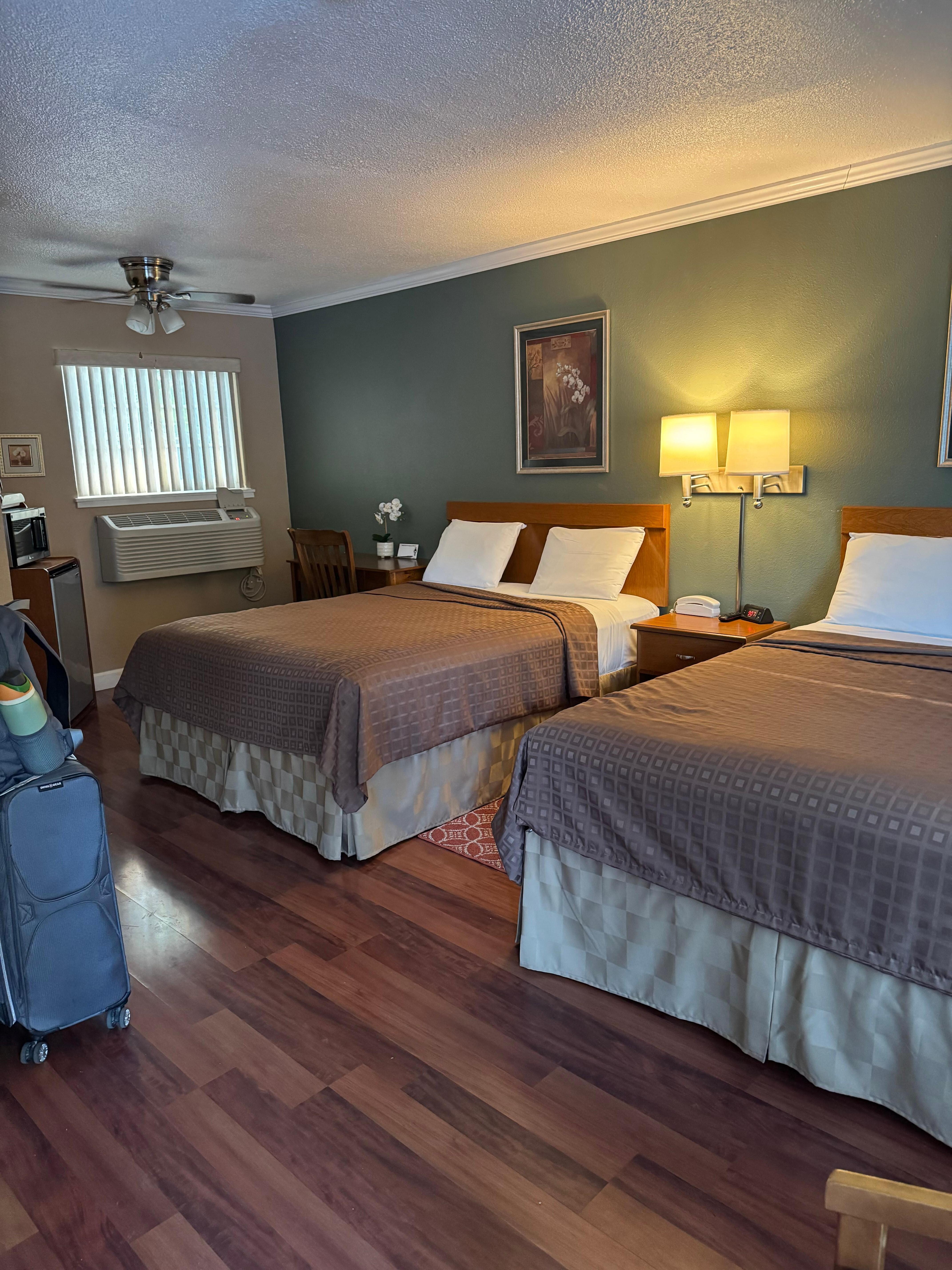 Updated room and comfortable beds.