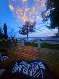 Foggville 4th of July Fireworks from the porch