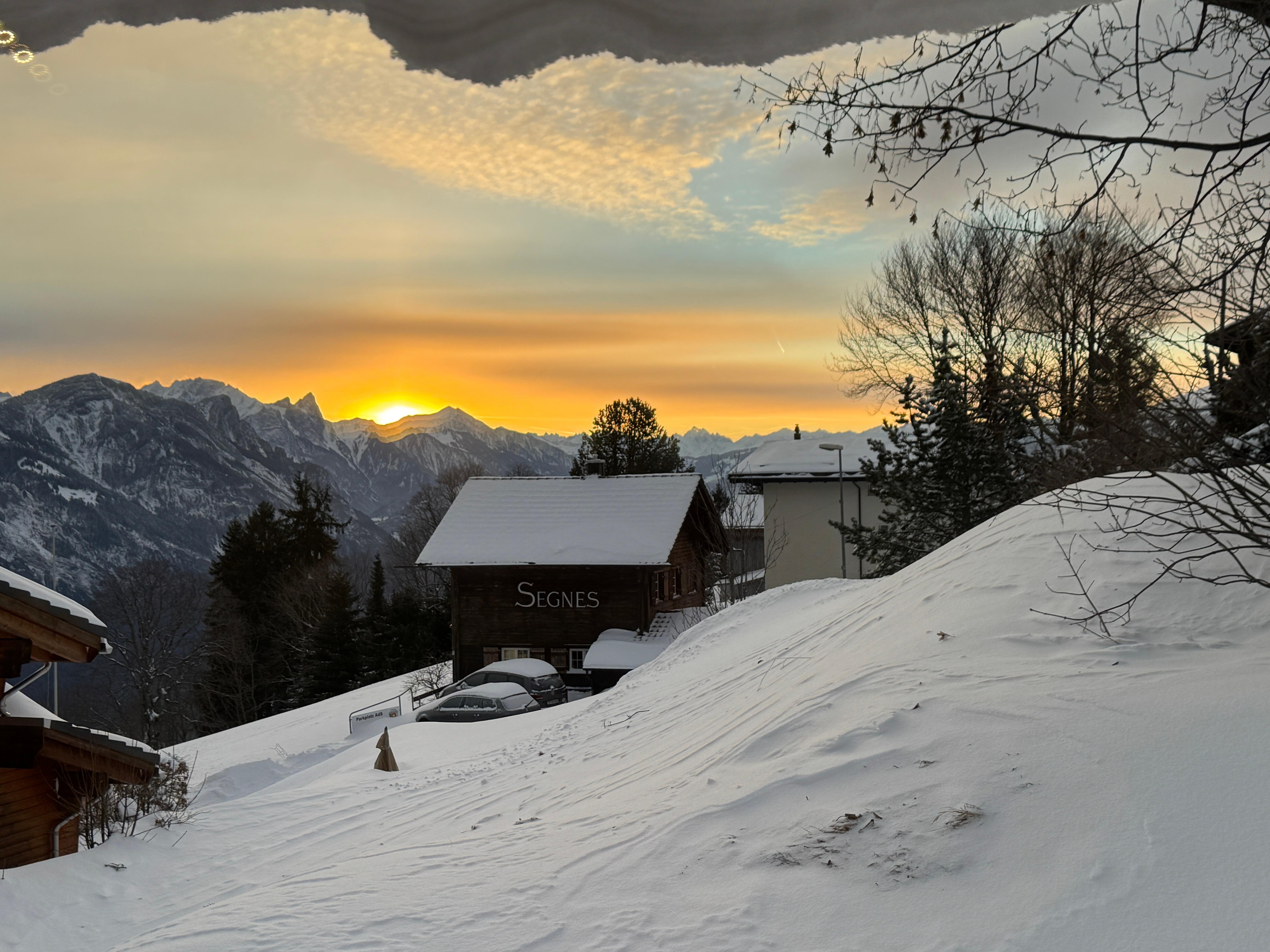 Uitzicht vanuit het appartement.