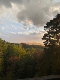 view from the back deck.