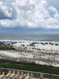 View from the balcony
