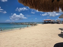 The beach