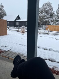 A beautiful morning on the front porch