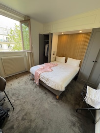 Double standard room, desk and chair not pictured. Also came with an electric fan