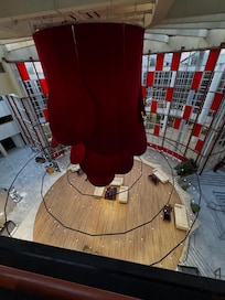 View of the atrium from the third floor