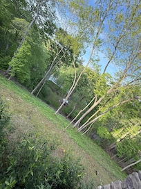 View from property, river is visible but there is NO access at all from property.