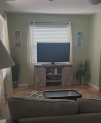 Awesome living room perfect for relaxing and watching hdtv 😂