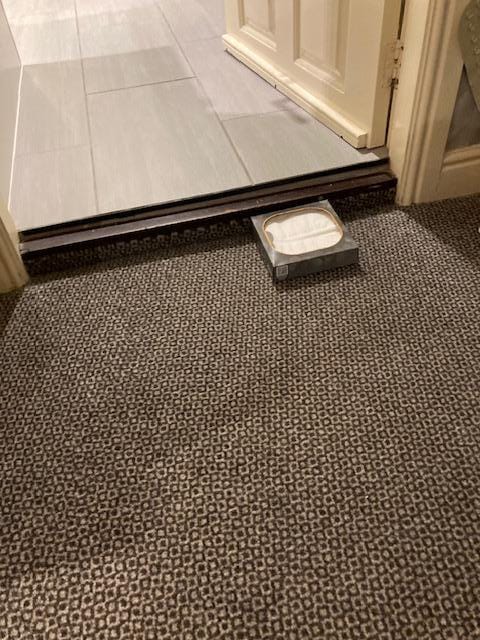 Box of tissues for size.