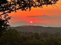 Sunset from the deck.