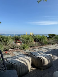 Back deck looking over the beach