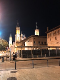 View from outside the hotel