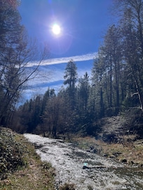 View from deck on left