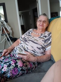 Mom chilling