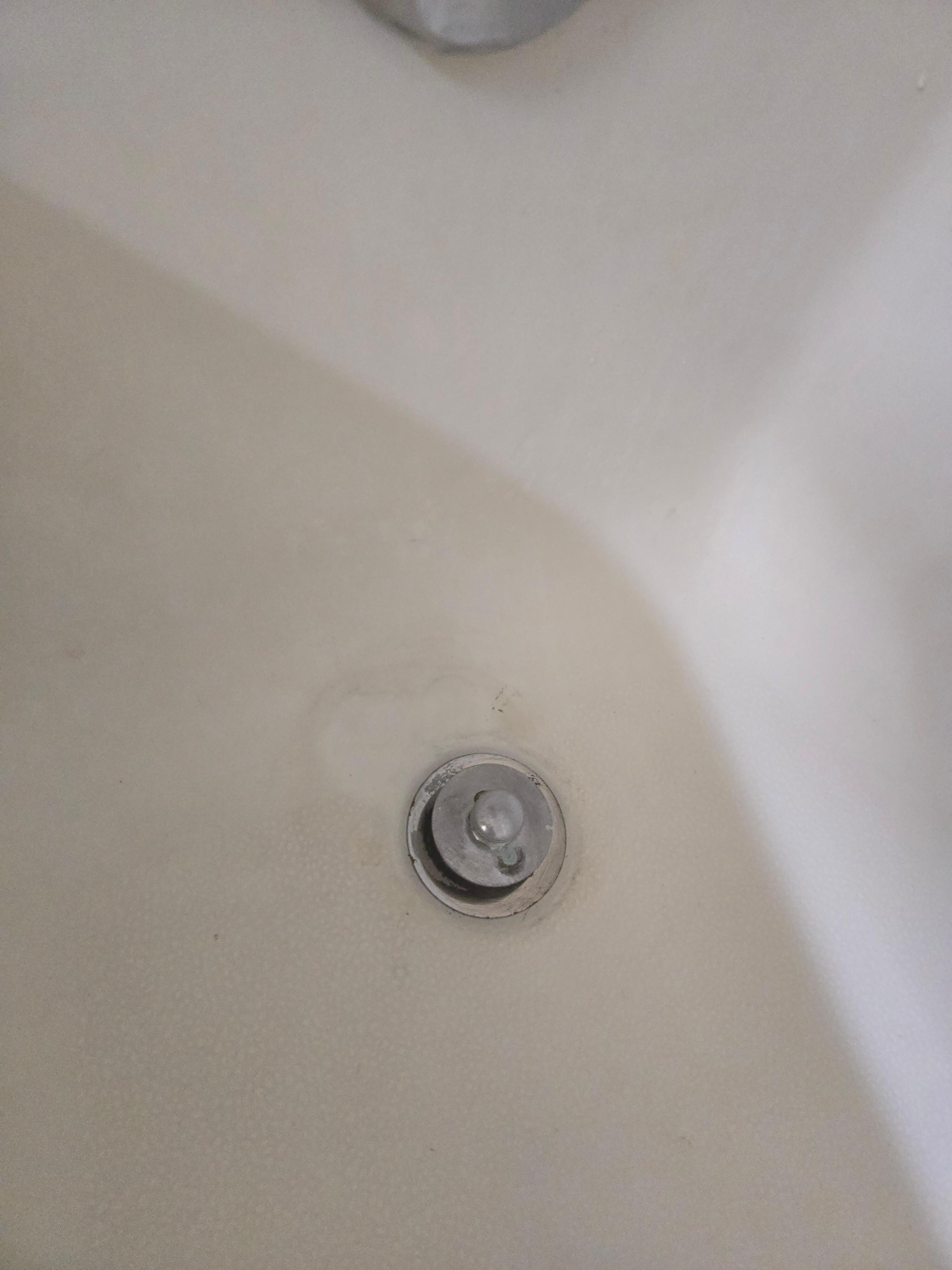 Tub is dirty