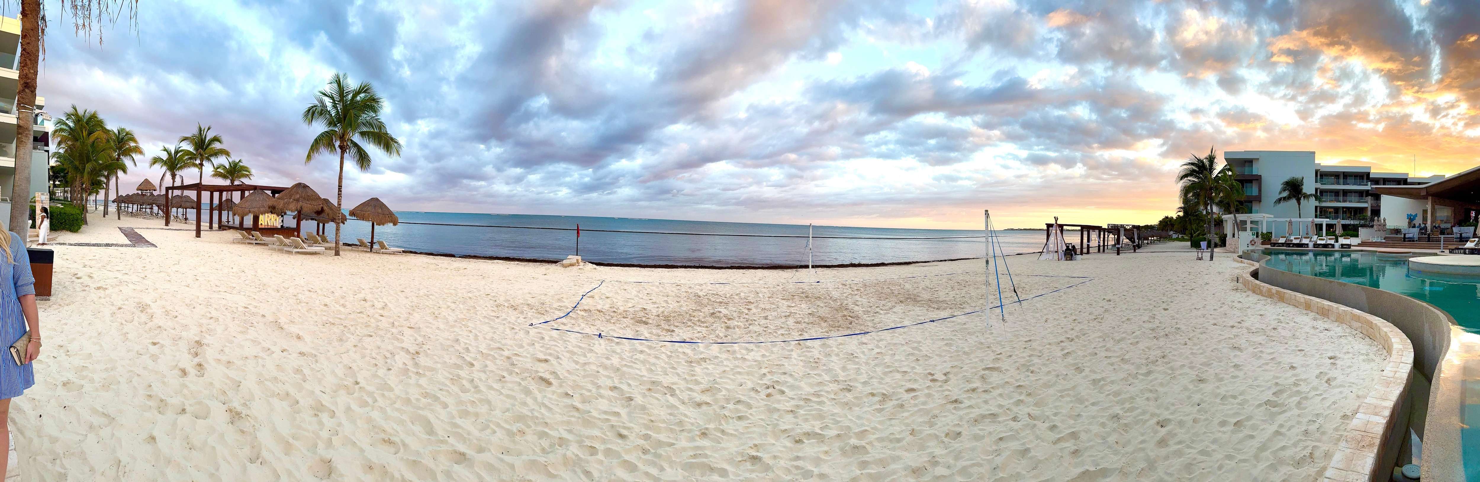 Beach and white sand