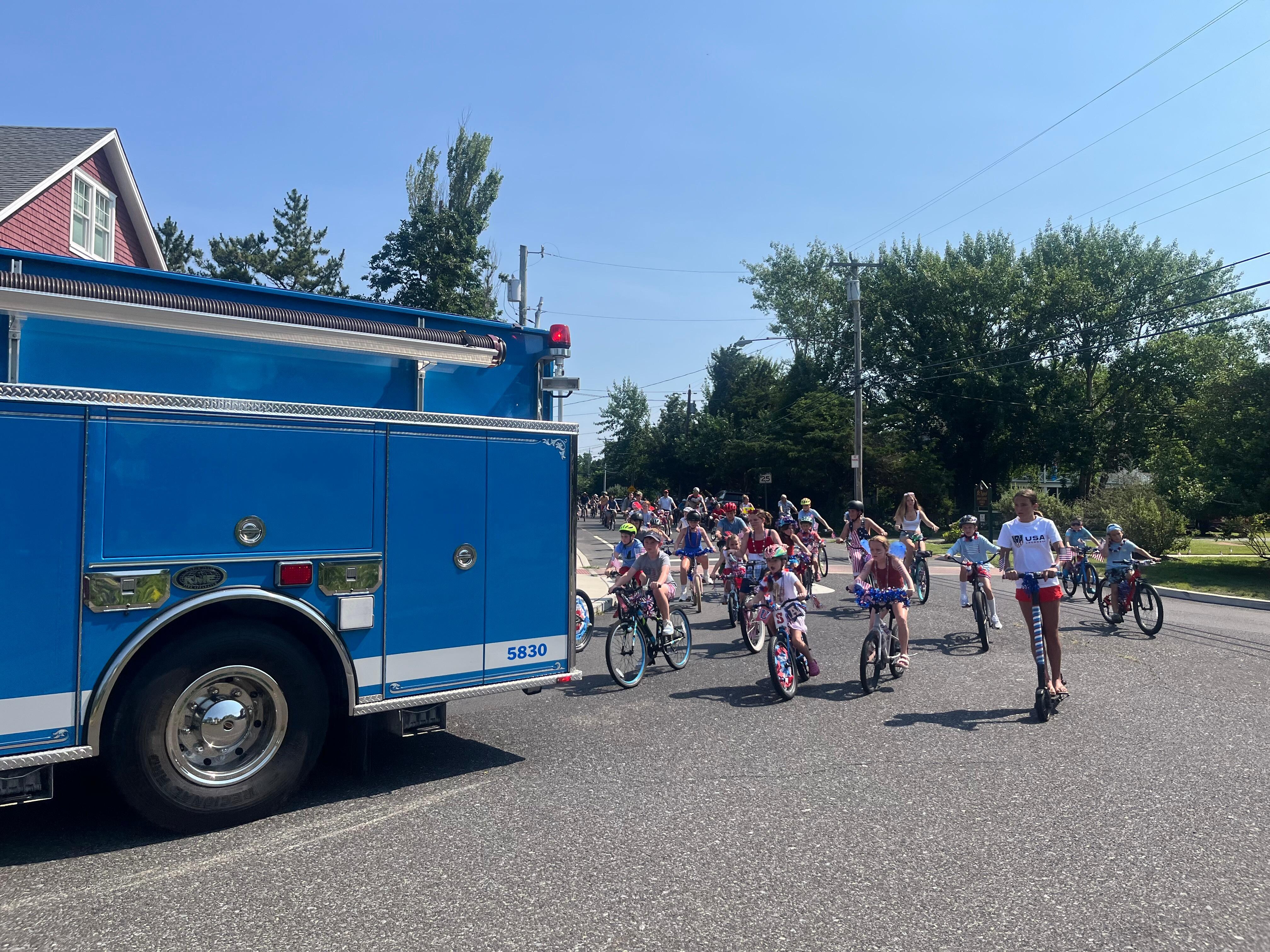 Neighborhood parade