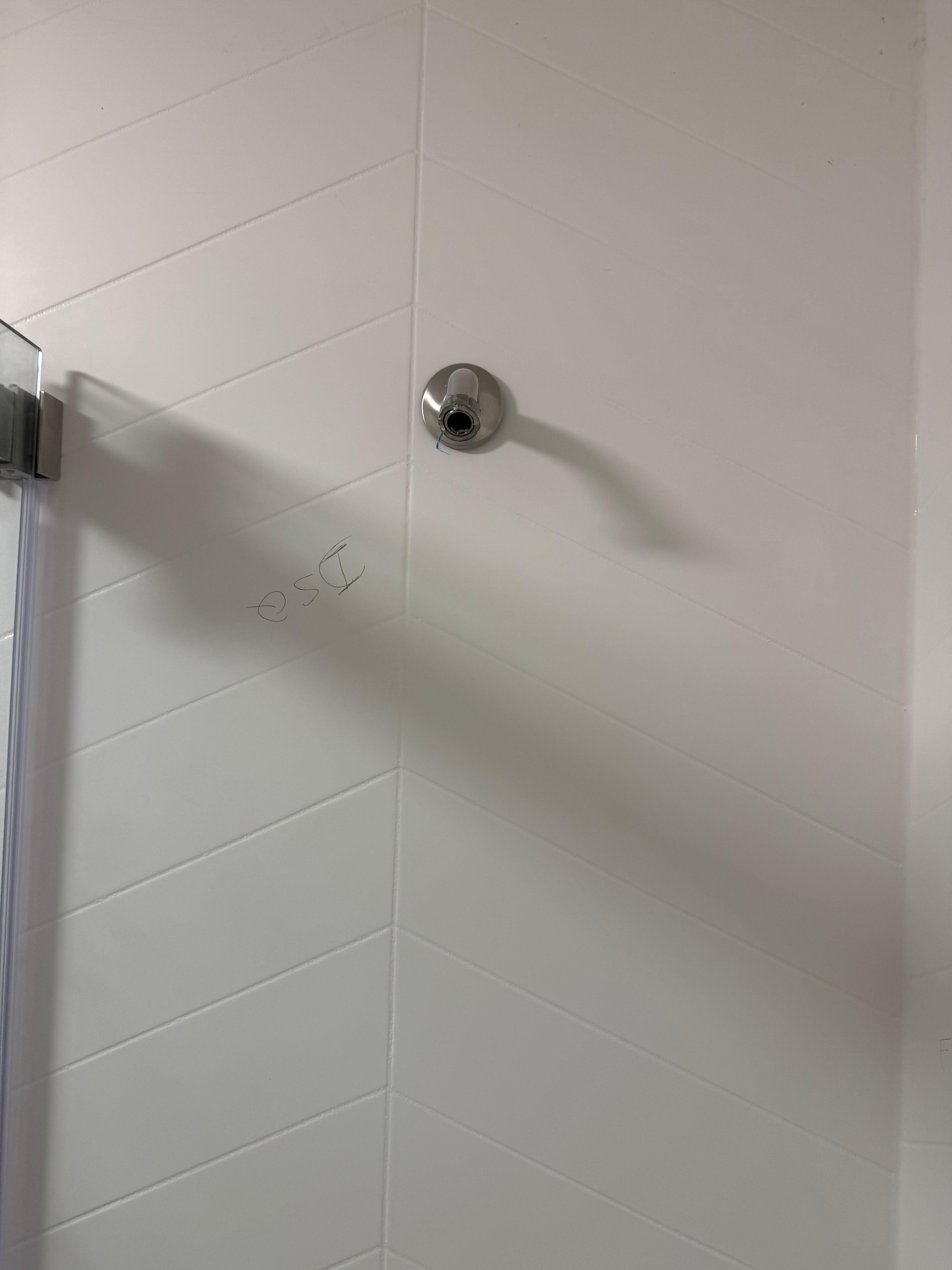 No shower head
