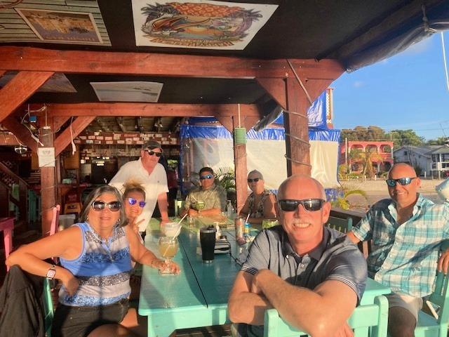 The Crew at Happy Harry's in Roatan