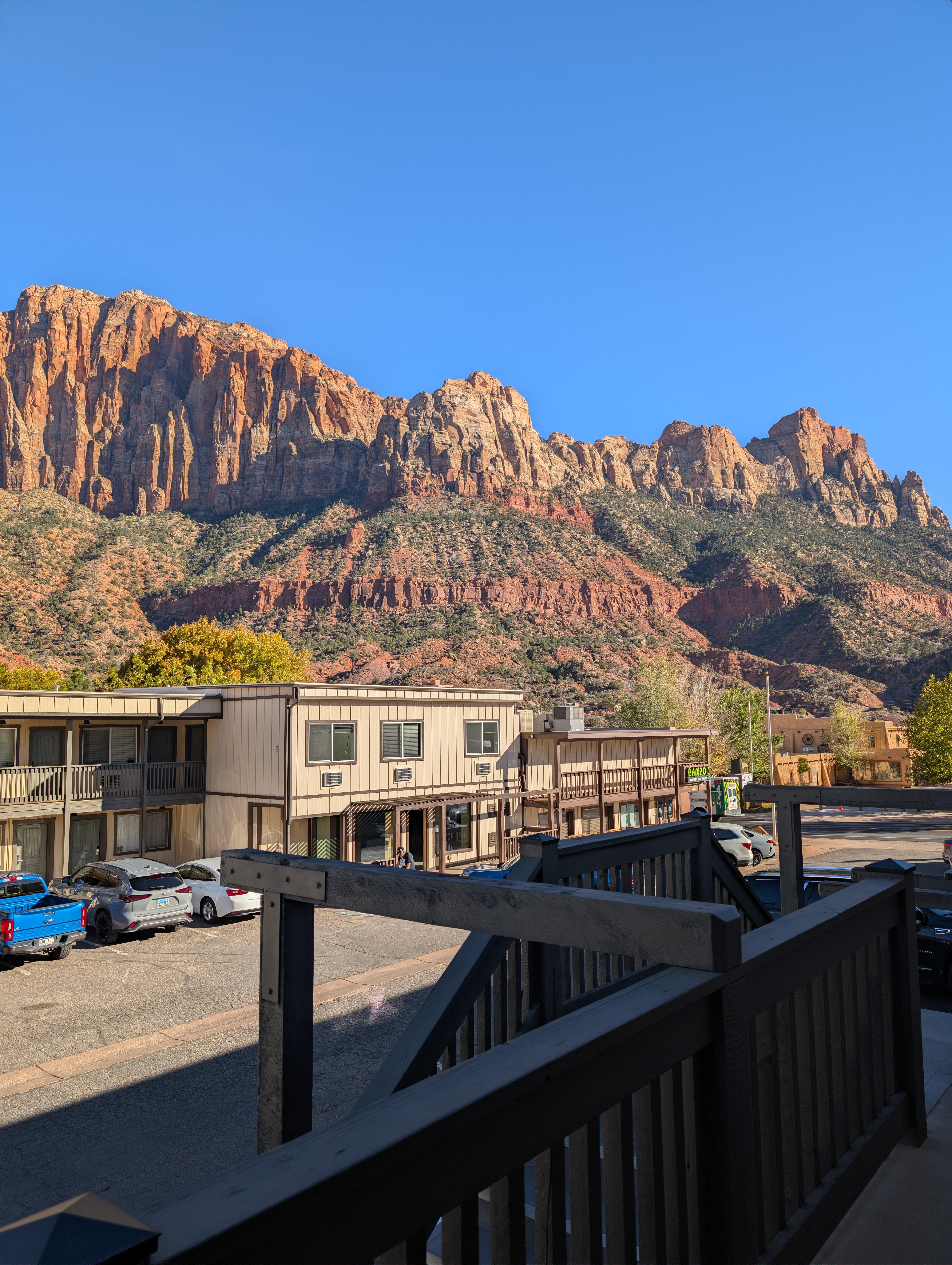 View from the upper porch.