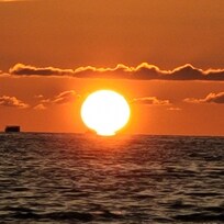Incredible sunsets.