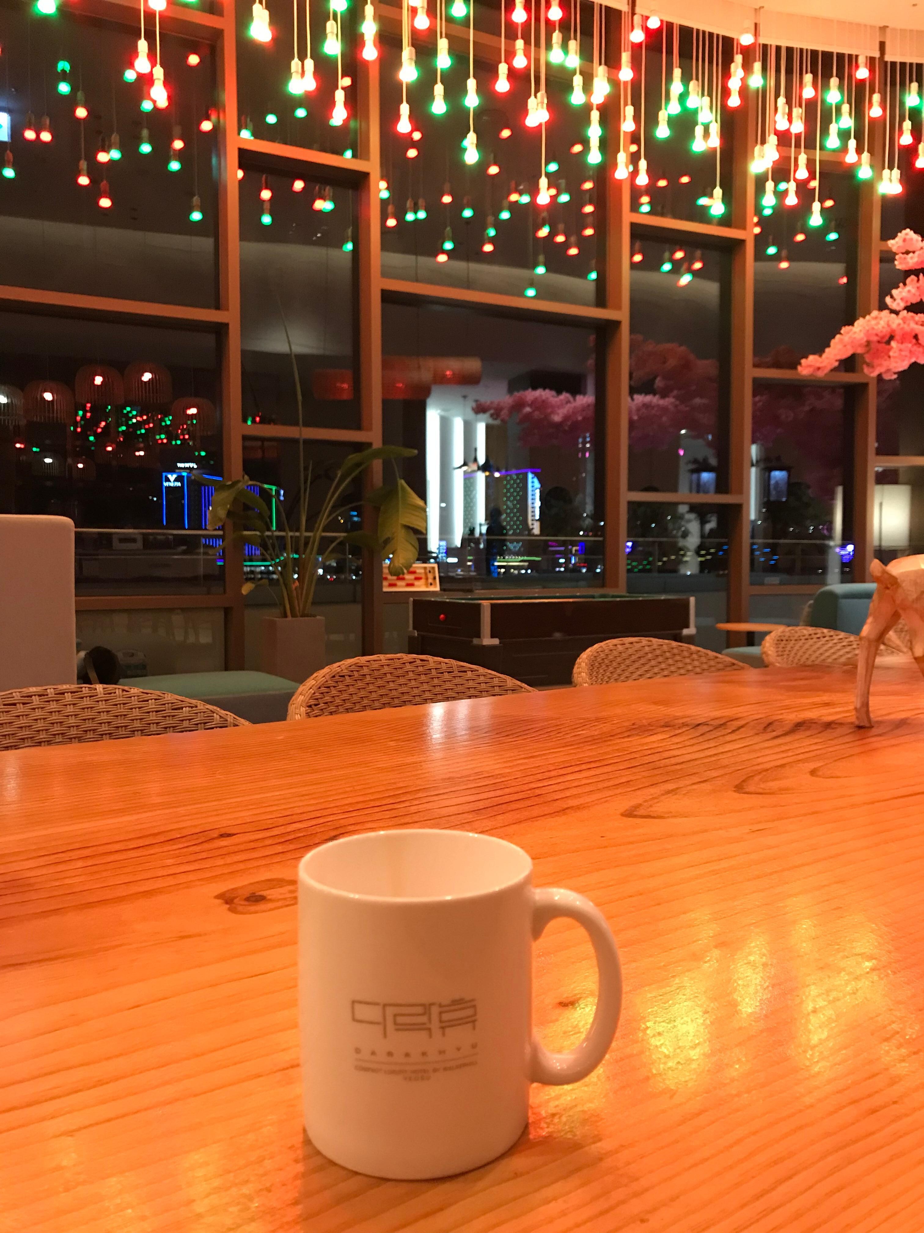 マシーンで入れる無料のコーヒーサービスが美味しかったです。