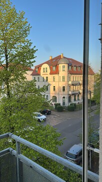 Sicht aus dem Fenster.