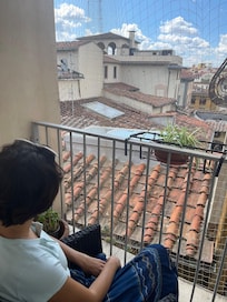 I loved this little balcony.