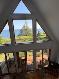 View from upstairs bedroom