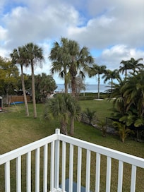 View from the balcony off the upstairs bedroom.