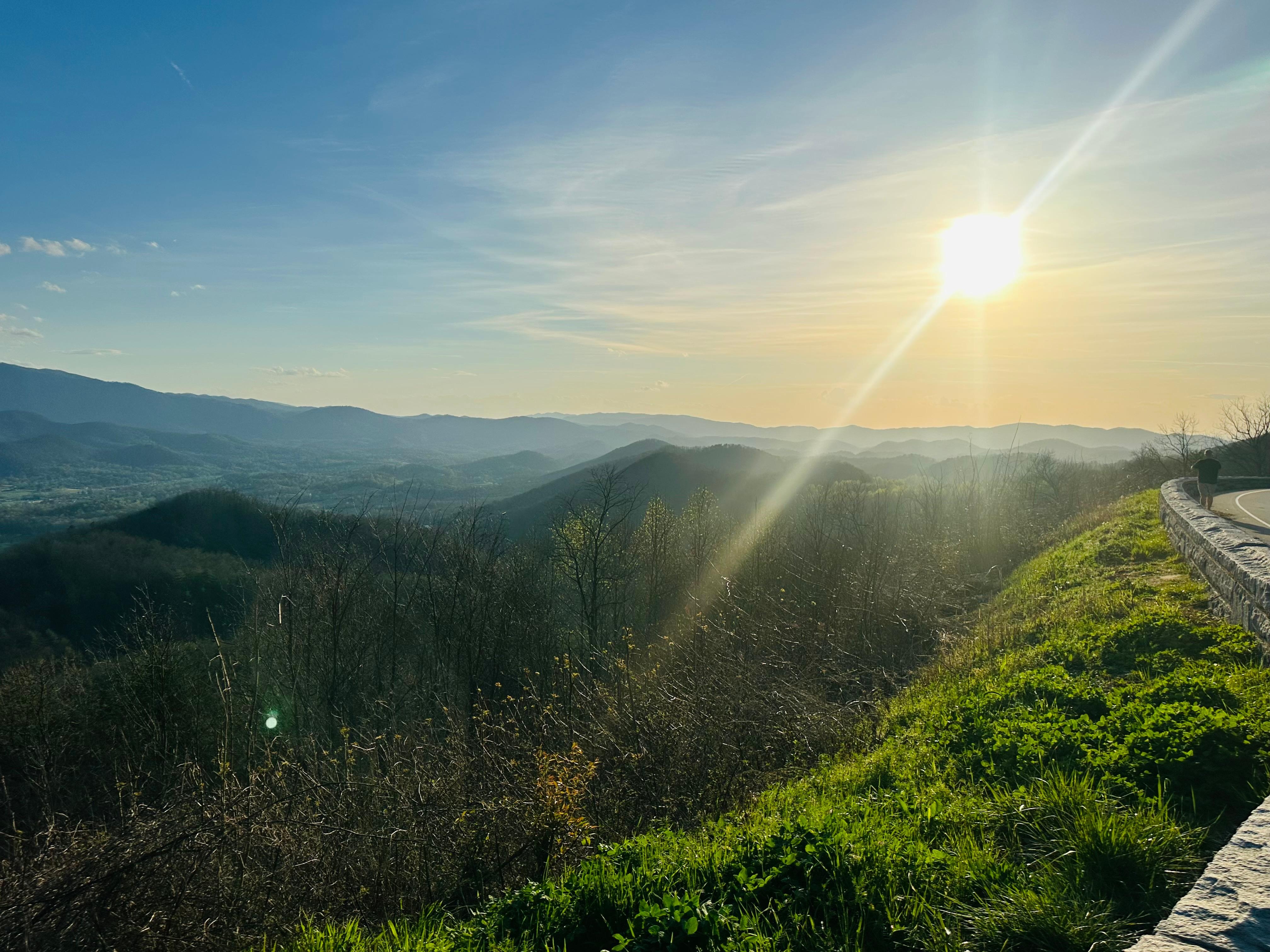 Foothills Parkway- a short drive to enjoy the sunset. 
