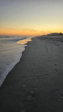 Cool evening beach walks