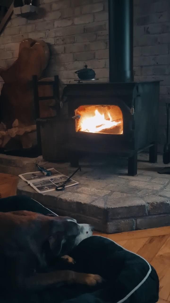 Such a cozy cabin ❤️