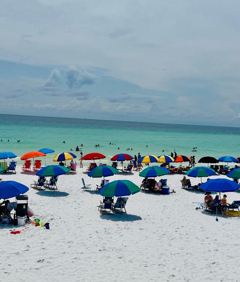 View of beach from the Sand Piper Cove beach access