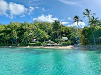 View back from kayaking