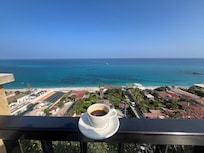 Espresso and a beautiful view in a beautiful place.