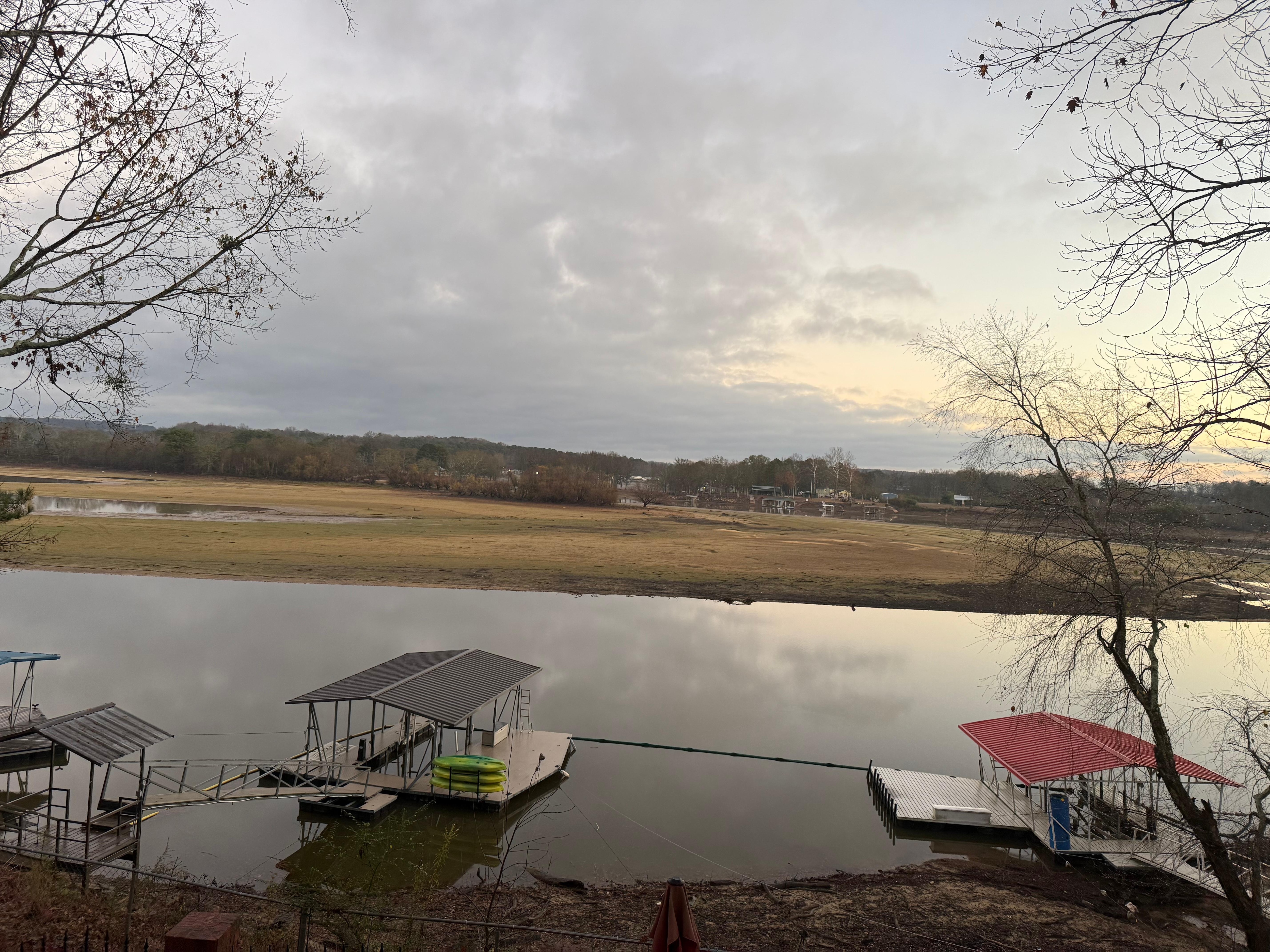 View of dock from porch