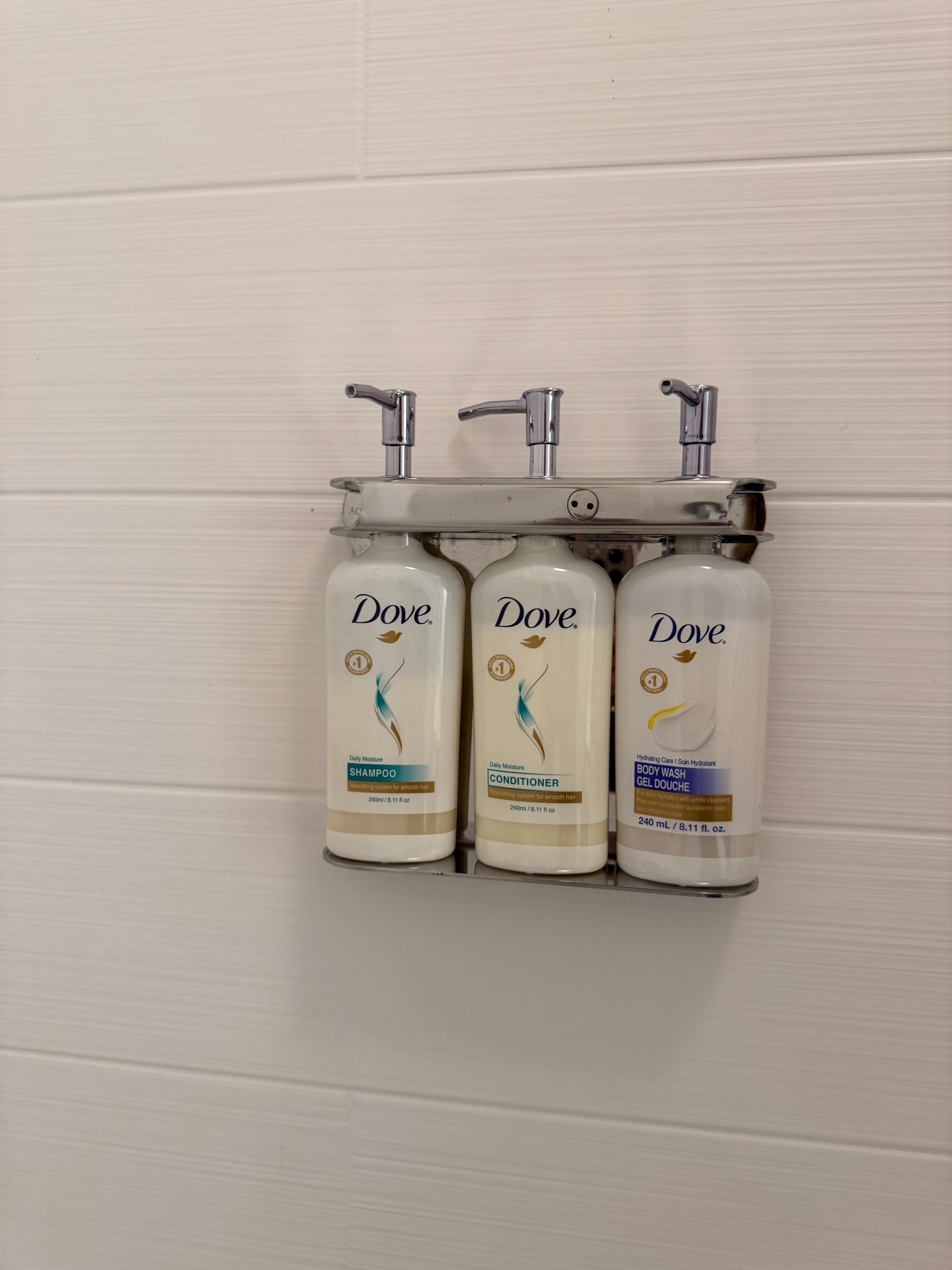 Shampoo, conditioner and body wash