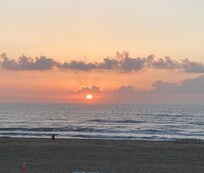 Beautiful sunrise from hotel property!