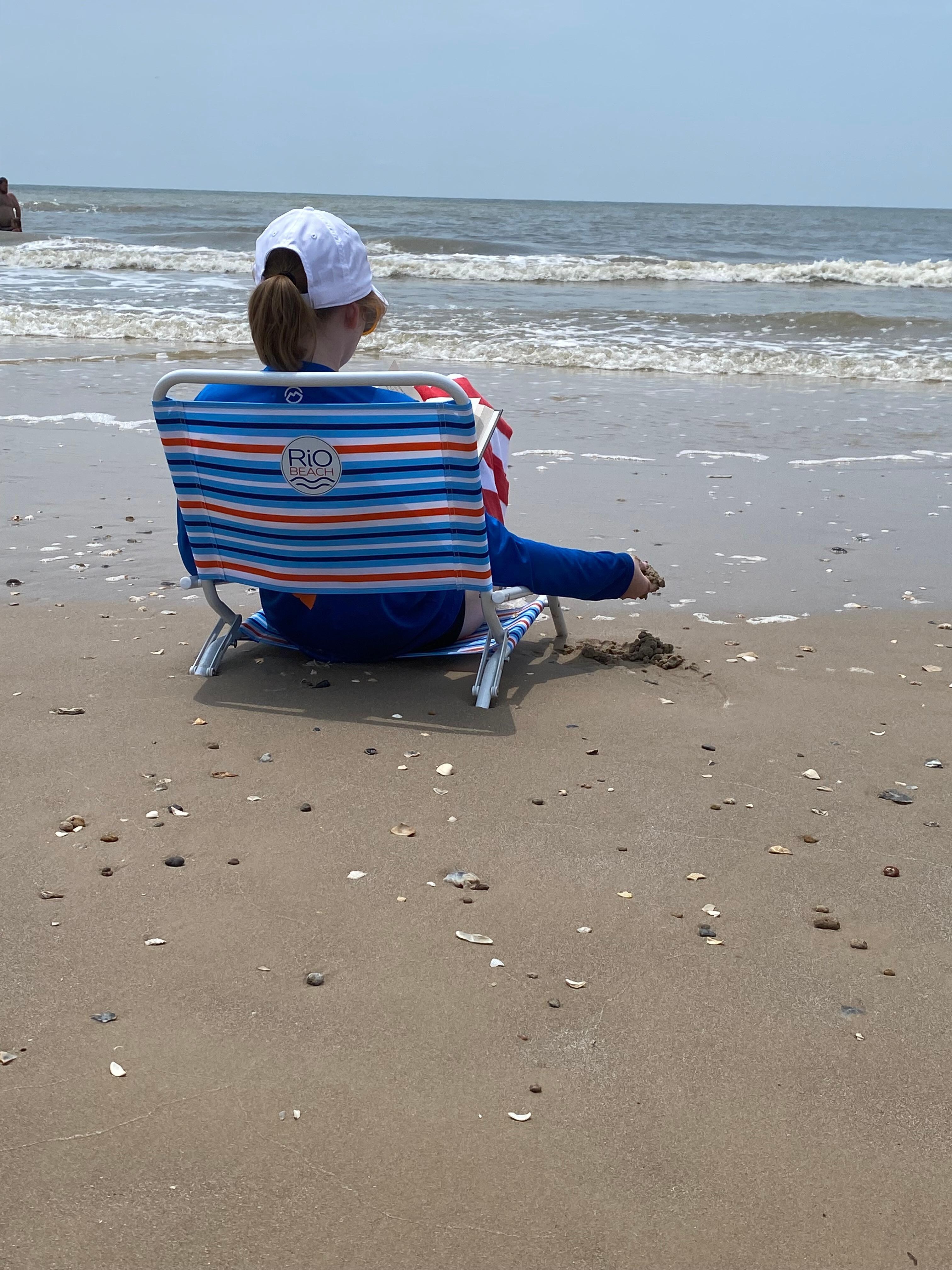 Relaxing day at the beach. 