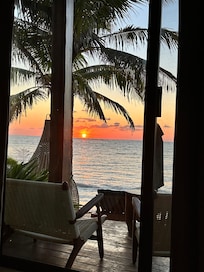 View from room at sunrise! Amazing!