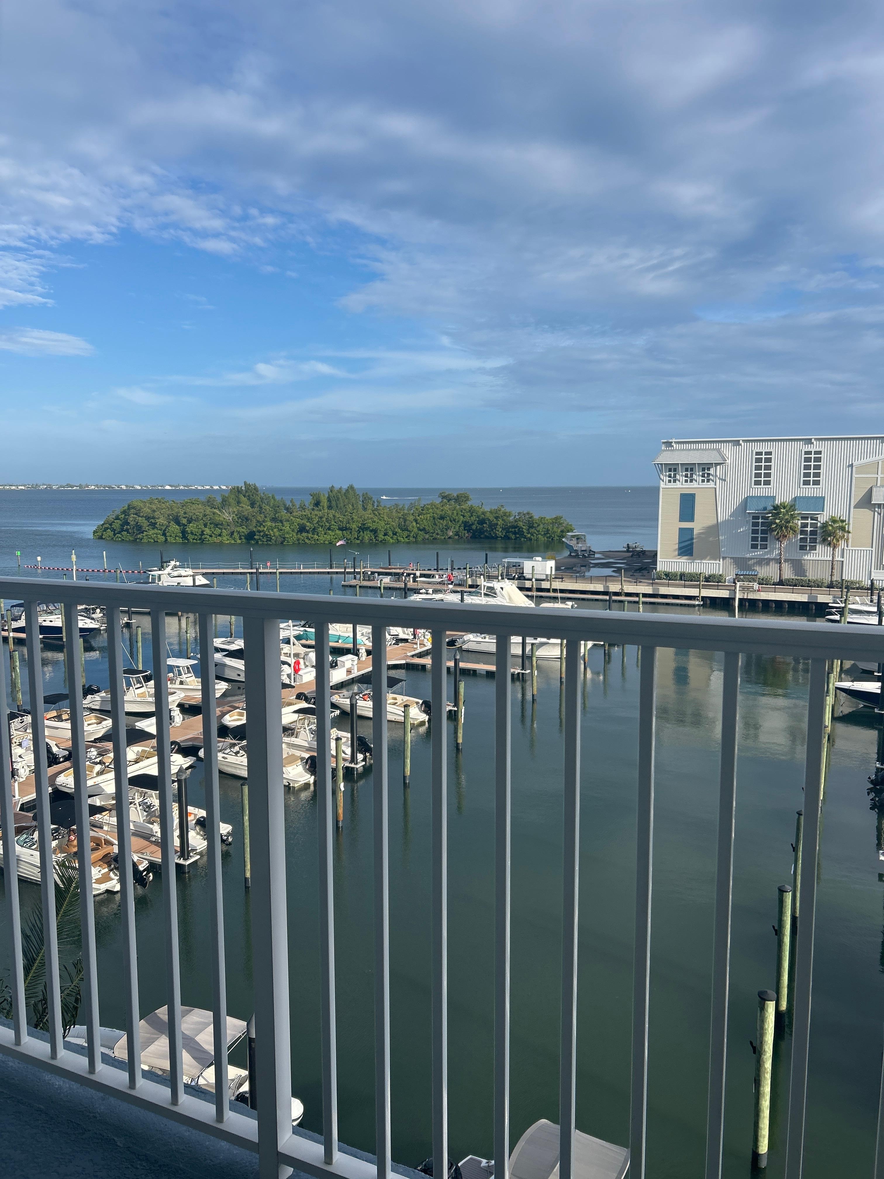  View from our balcony