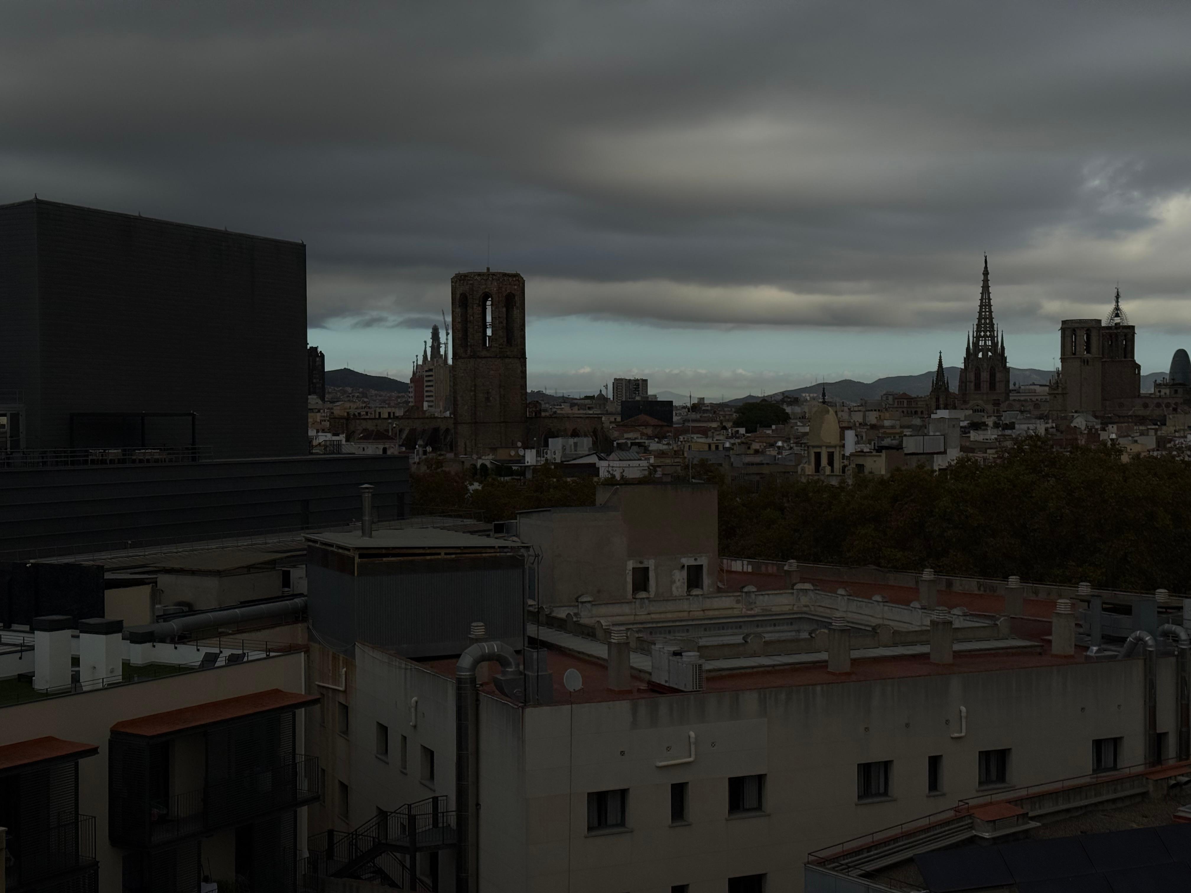 From the roof top of the hotel