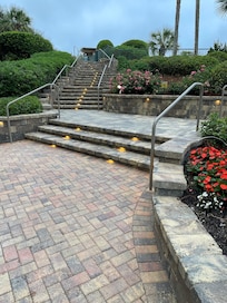 Steps to beach