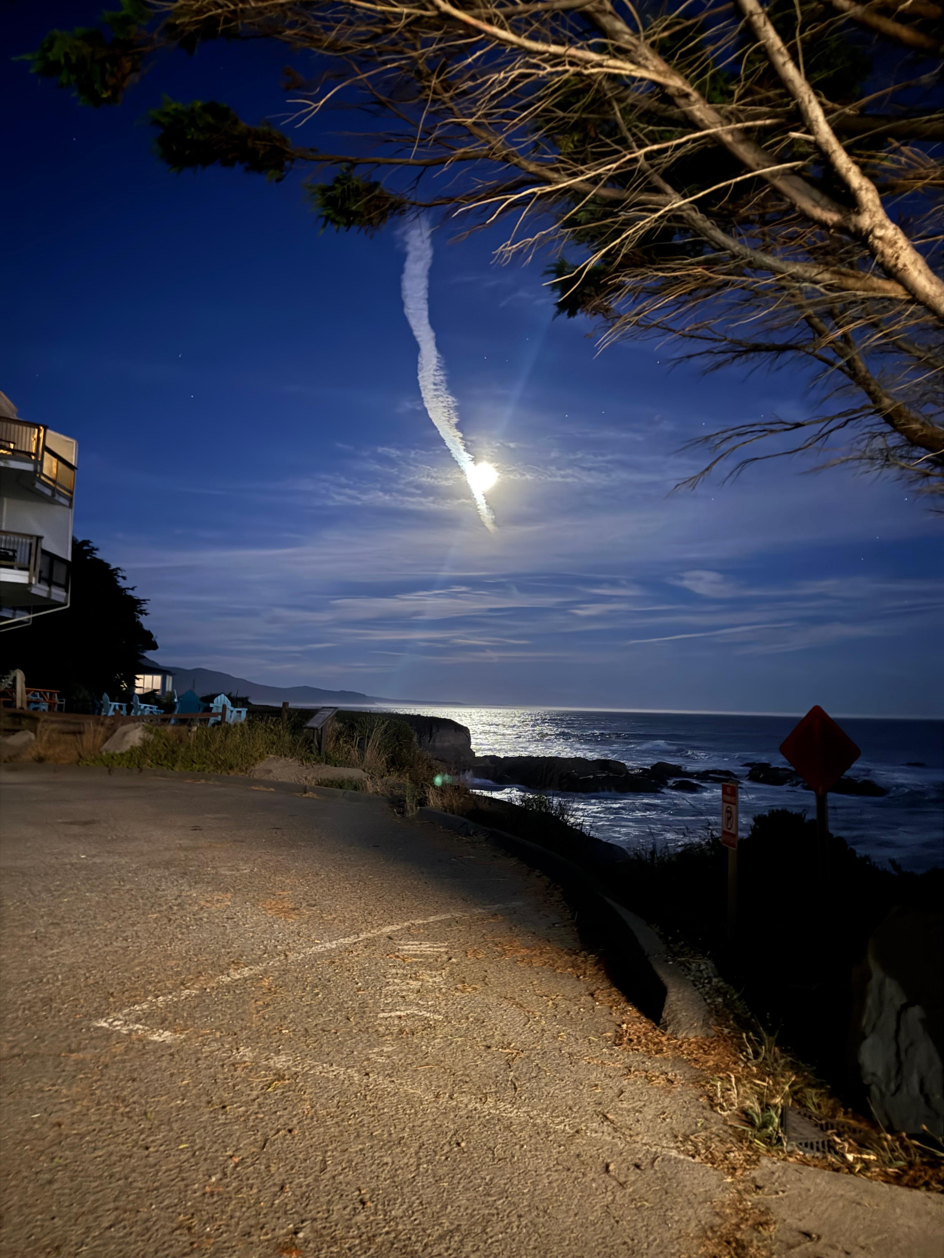 Another moon shot from the driveway.
