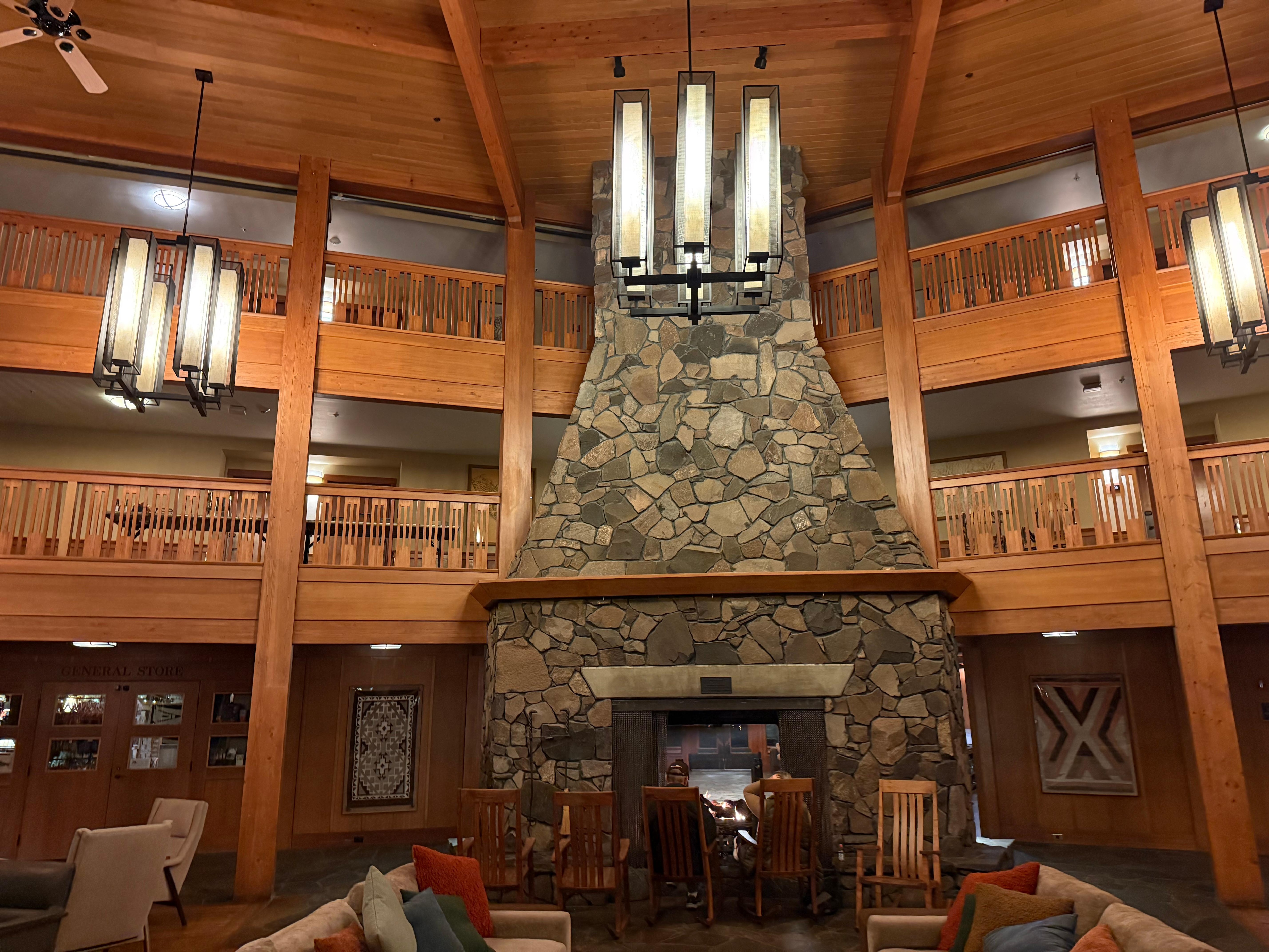 Sitting room with fireplace