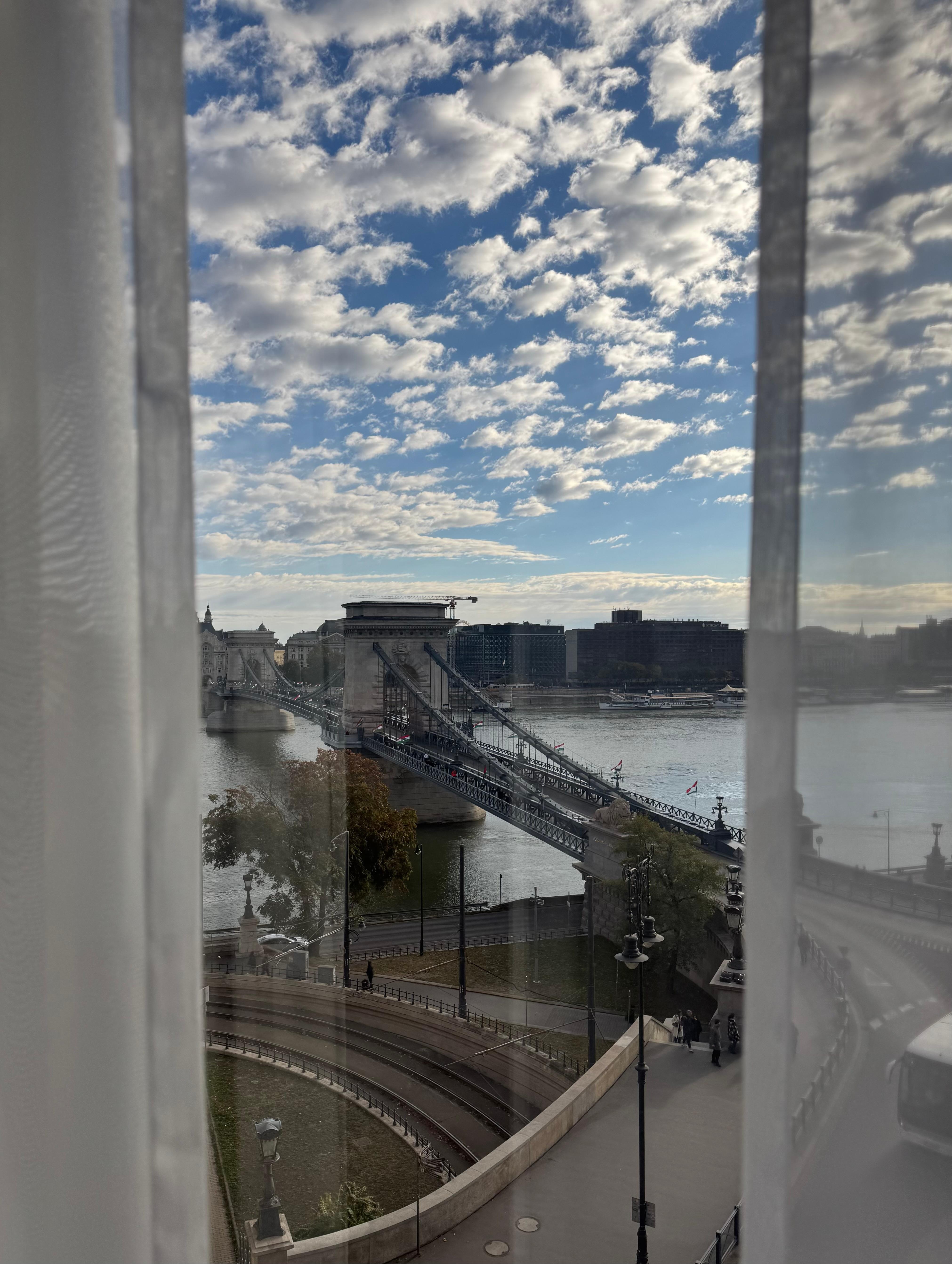 View from the ‘Danube river view’ room 