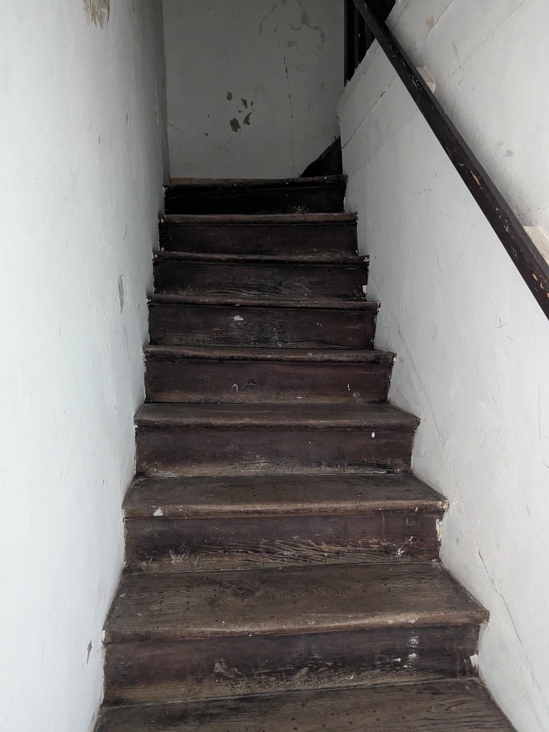 Stairs to the 5th floor/attic