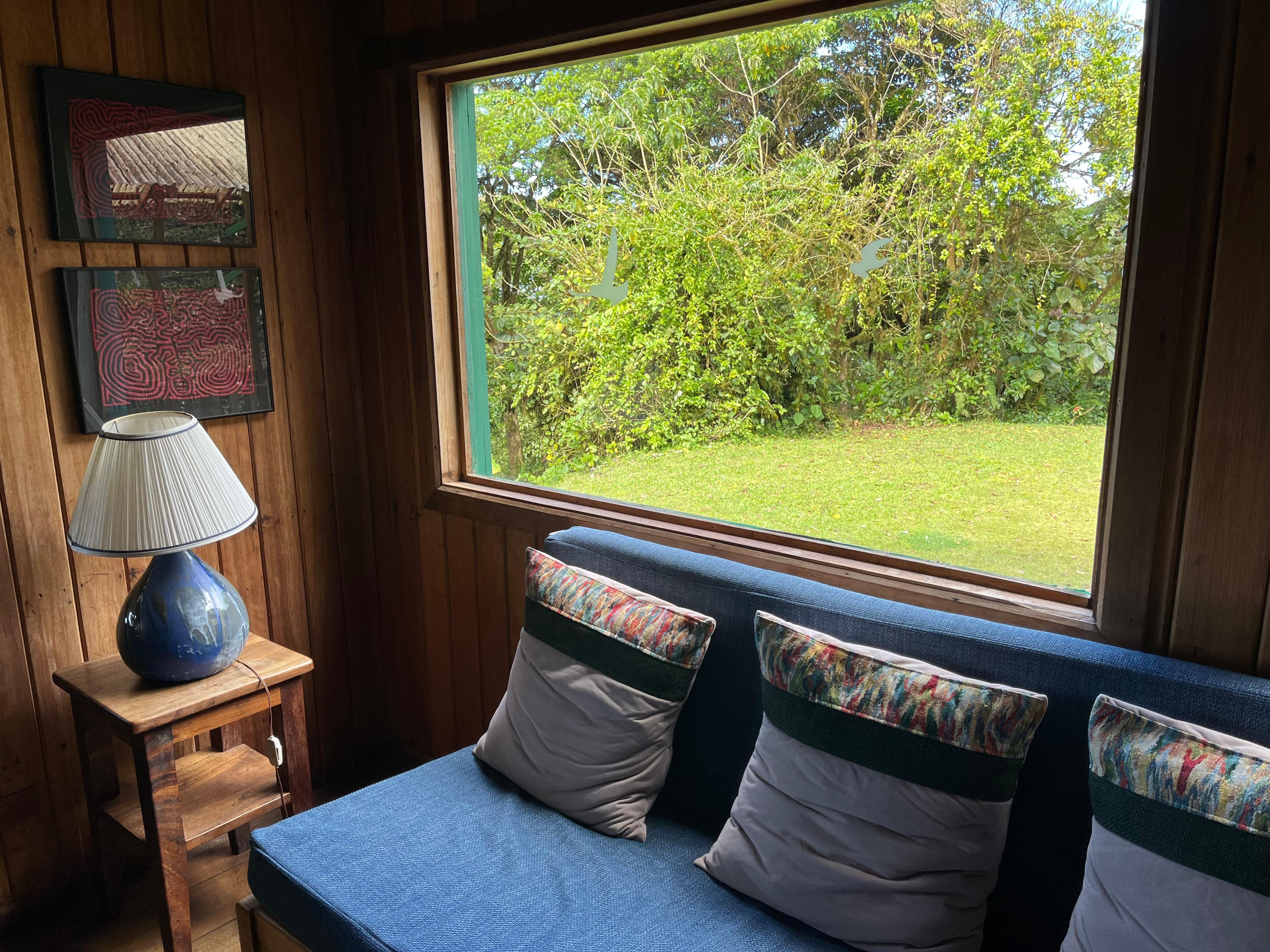 Big window in living room