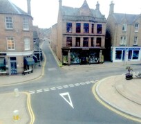 View from room on busy day.